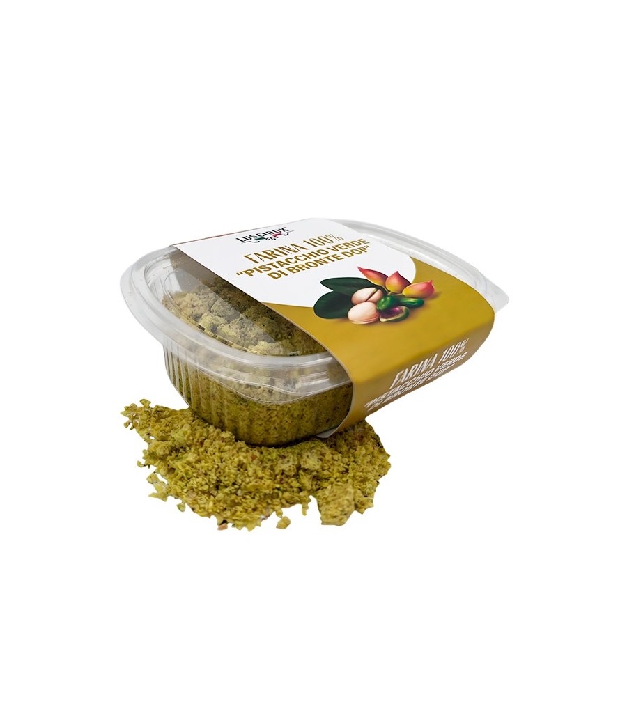 Mąka Luscioux 100% "Bronte Green Pistachio PDO" Puszka 80 g