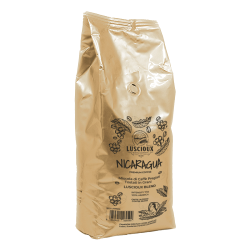 Luscioux Nicaragua Chicchi di caffè | Selezione Arabica - Caffè monorigine | Kg 1