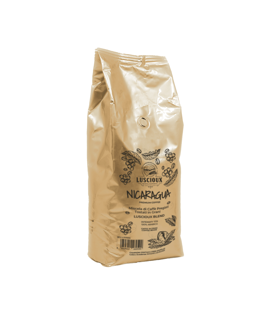 Luscioux Nicaragua Chicchi di caffè | Selezione Arabica - Caffè monorigine | Kg 1
