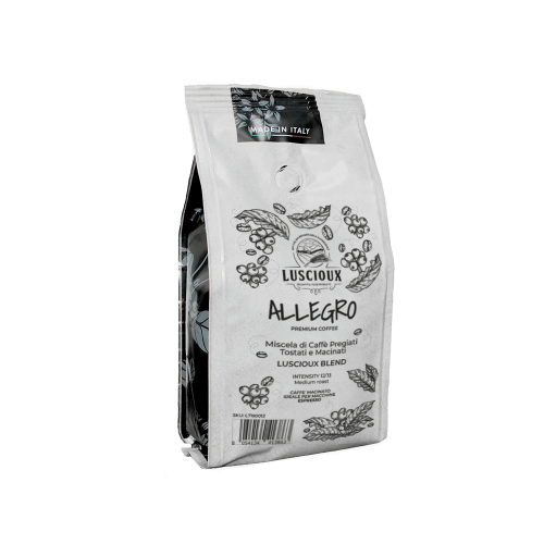 Luscioux Allegro Miscela di caffè espresso macinato | 250 g