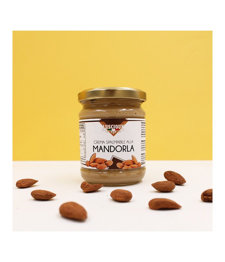 Luscioux Crema spalmabile alla Mandorla Vaso Basic 200 g