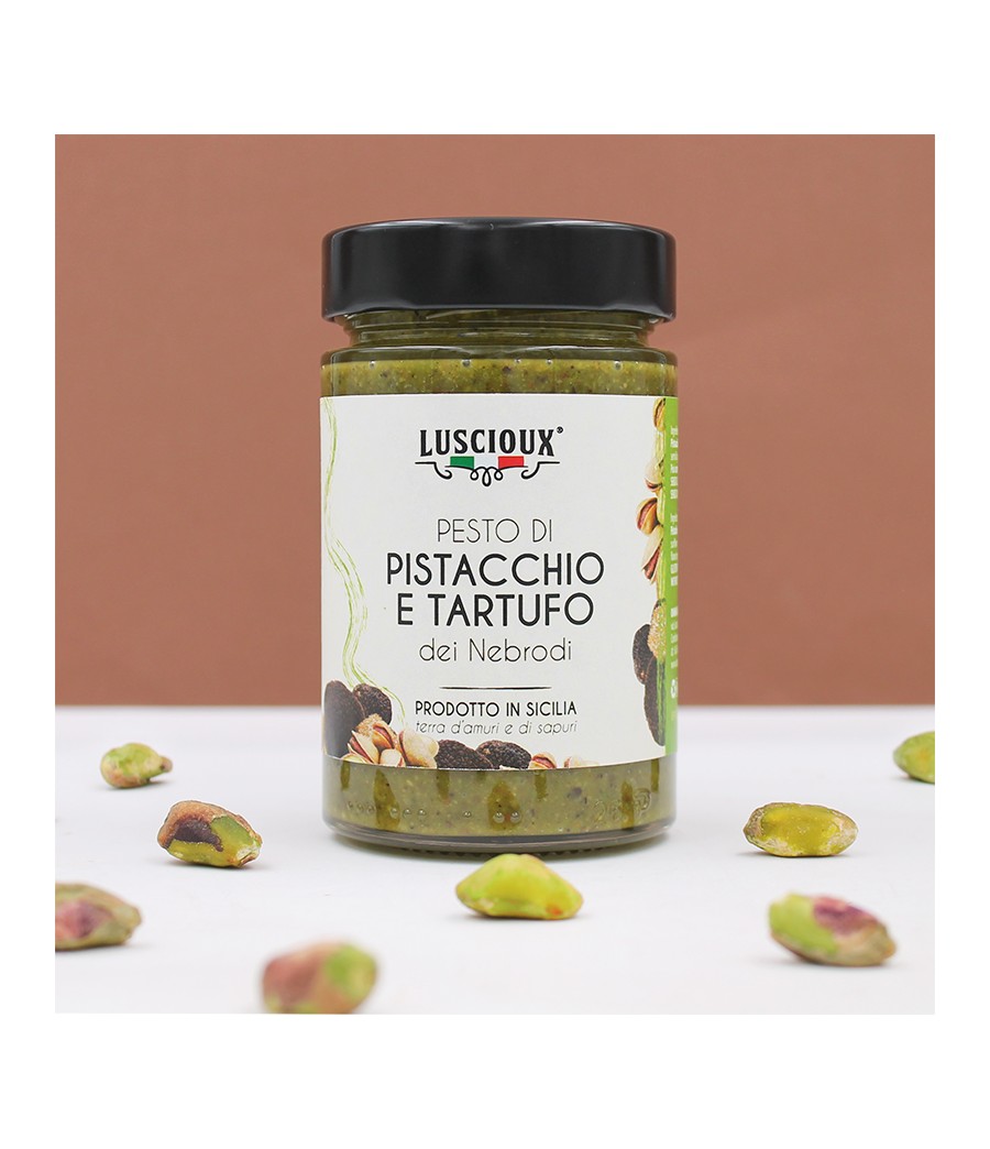 Pesto z pistacji i trufli Nebrodi | słoik 190 g