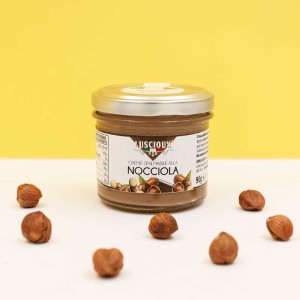 Sicilian hazelnut spreadable cream with 45% hazelnuts