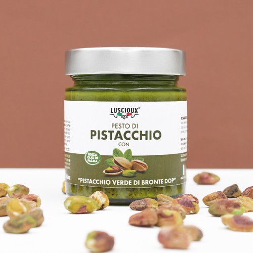 Pesto al Pistacchio con "Pistacchio Verde di Bronte DOP"