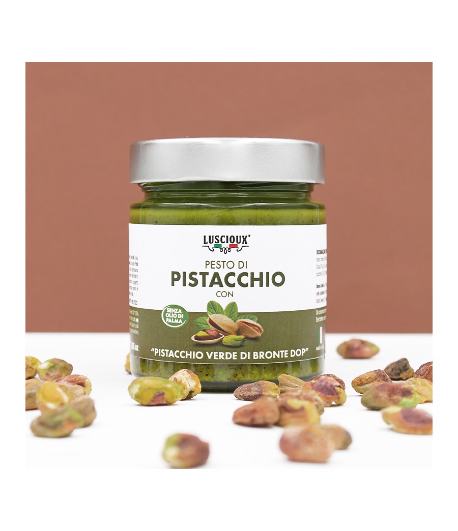 Pesto pistacjowe z zielonymi pistacjami Bronte PDO