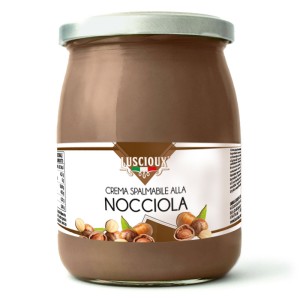 Crema  spalmabile alla Nocciola di Sicilia con il 45% di Nocciole