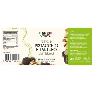 Pesto de pistacho y trufa de Nebrodi | tarro de 190g