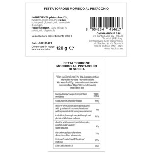 Zachte nougatschijf 120 g in Flow Pack