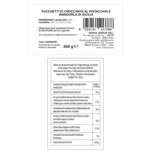 Morceaux de cassants en Crystal Pack de 200 g avec noeud