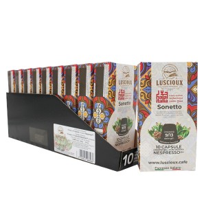 Luscioux Sonetto Capsule Caffè Compatibili Nespresso®