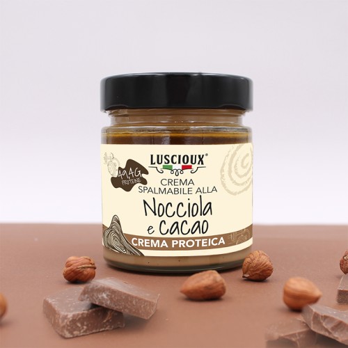 Hazelnoot- en Cacao-eiwitcrème | 200 g