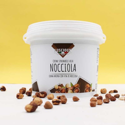 Crema Anidra Nocciola 45%  per Farcitura Secchiello 3 Kg