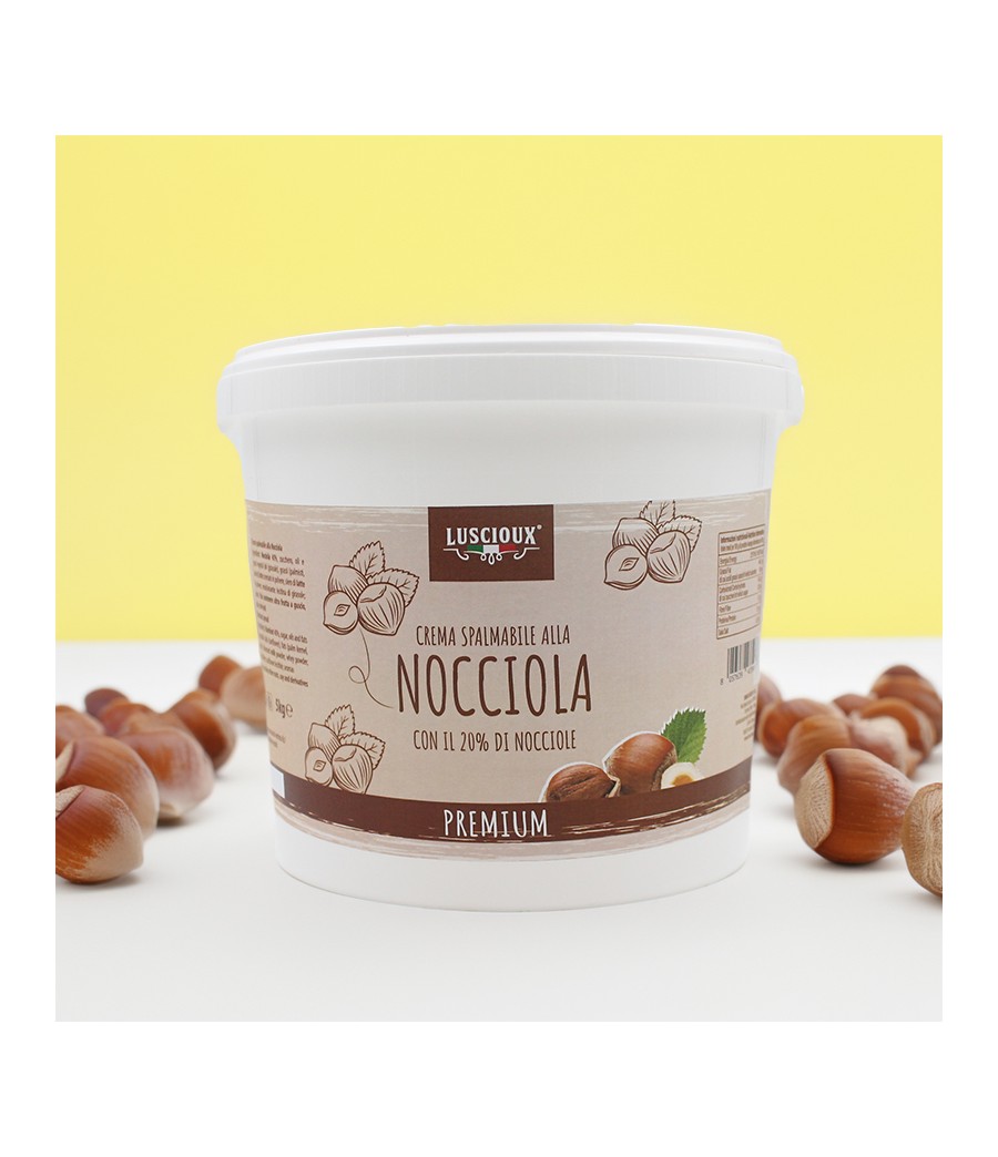 Crema per Farcitura alla Nocciola Premium | Secchiello 5Kg