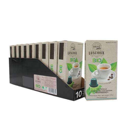 Capsules de café compatibles Luscioux Bio Nespresso®