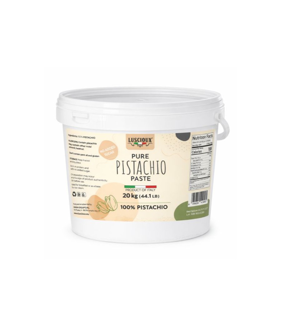 Pasta Pura di Pistacchio Tostato 20Kg