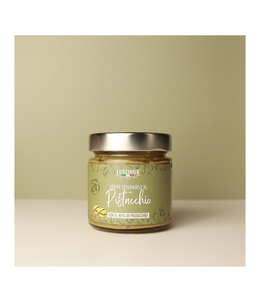 Pistachio spreadable cream with 45% Pistachios