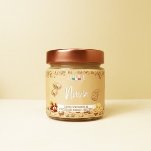 Nuvia | Valkosuklaa-hasselpähkinälevite