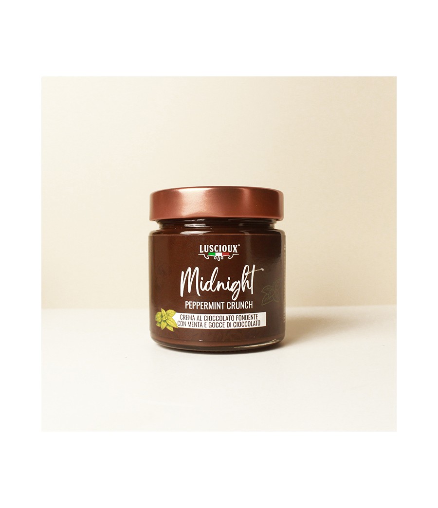 Midnight Peppermint Crunch | Dark Chocolate Spread with Mint and Chocolate Chips 200g