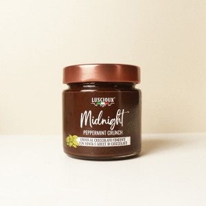 Midnight Peppermint Crunch | Creme de Chocolate Negro com Hortelã e Pepitas de Chocolate 200g