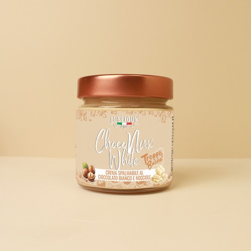 ChocoNux White Troppo Buona | White Chocolate and Hazelnut Spread 200g