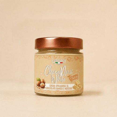 ChocoNux White Troppo Buona | Witte chocolade-hazelnootpasta 200g