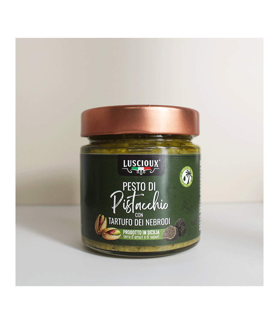 Pesto di Pistacchio e Tartufo dei Nebrodi | Vasetto da 190g