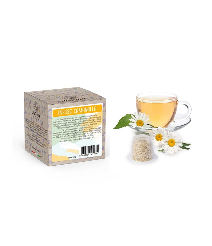 Kompatybilne kapsułki Luscioux Nespresso®* Chamomile | Rumiankowa herbata ziołowa