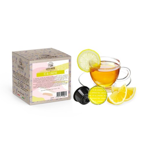 Luscioux DG®* Capsule Compatibili THE AL LIMONE | Bevanda solubile al gusto di limone