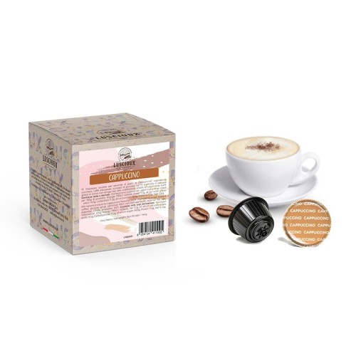 Kompatybilne kapsułki Luscioux DG®* CAPPUCCINO | Napój instant o smaku cappuccino