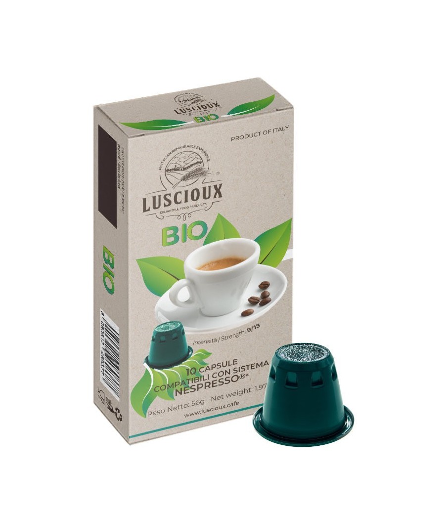 Luscioux Bio Nespresso®* compatibele koffiecapsules