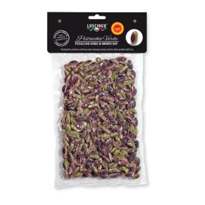 Luscioux Shelled Pistachio Green of Bronte PDO Vacuum bag 150 g