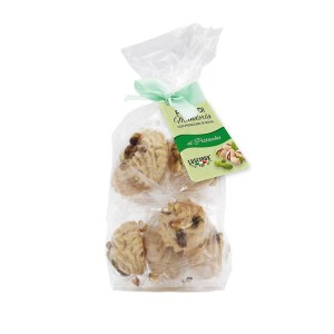 Luscioux Almond paste in a bag with bow of 150 g Pistachio