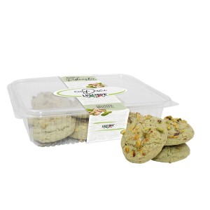 Luscioux Chi Duci Biscoitos finos em bandejas de 150 g Com pistache siciliano