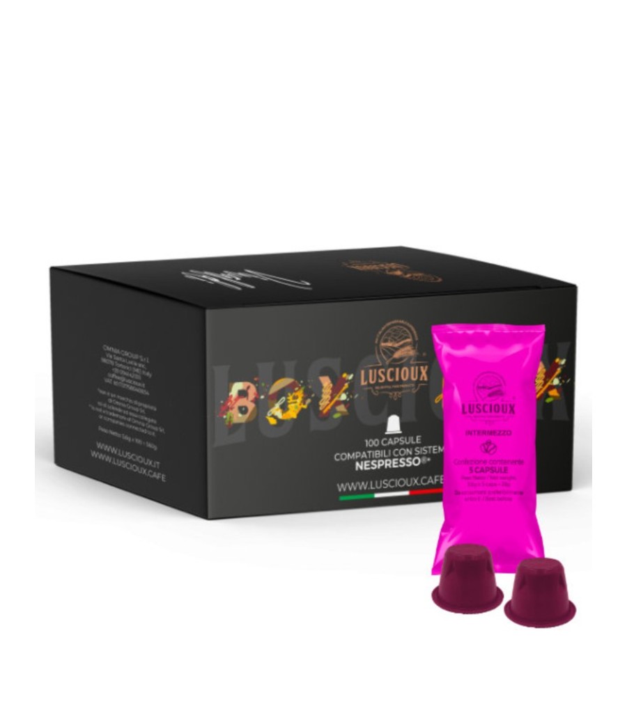 Capsules de café Luscioux Intermezzo compatibles Nespresso®*