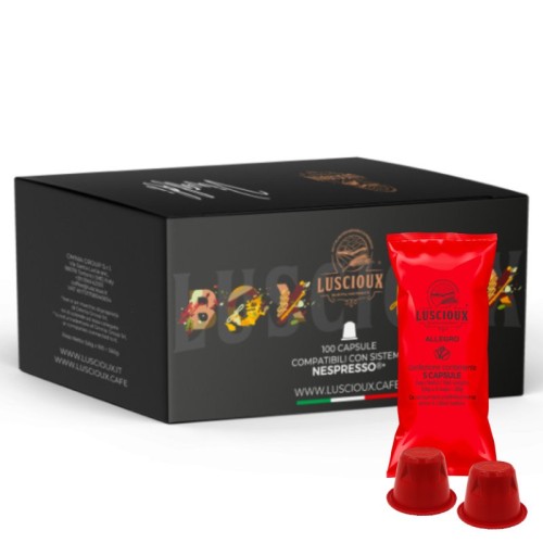 Cápsulas de café compatibles con Luscioux Allegro Nespresso®*