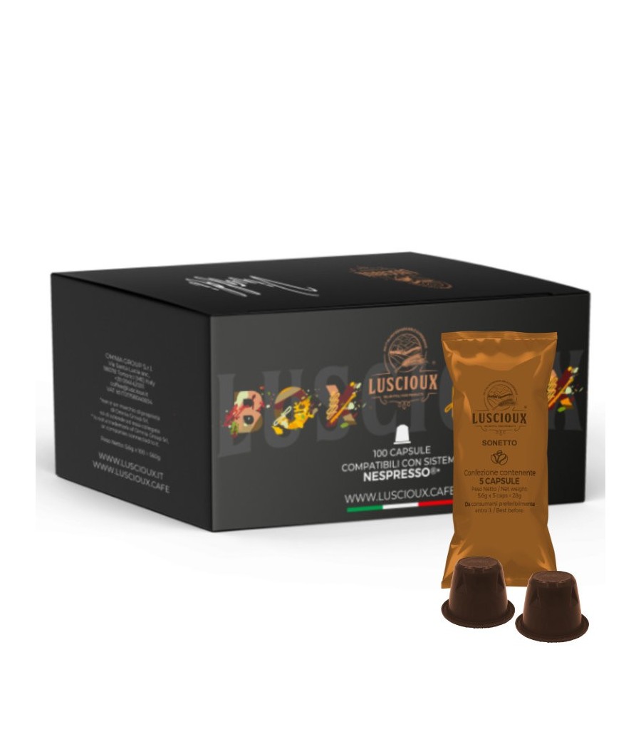 Luscioux Sonetto Nespresso®*-compatibele koffiecapsules