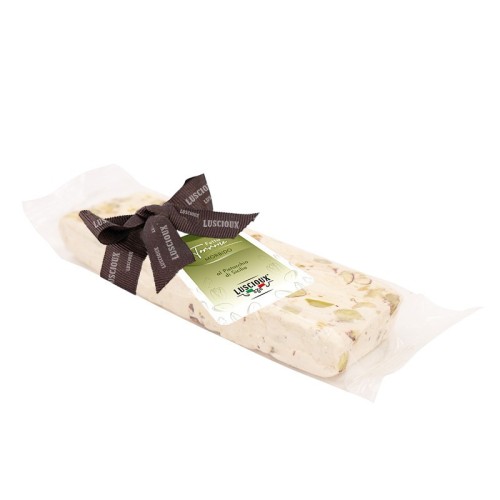 Luscioux Slice Soft Nougat 120 g en Sicilian Pistachio Flow Pack