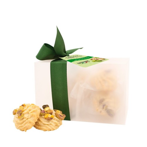 Luscioux Amandelpasta met Pistache 200 g in Elegance Box