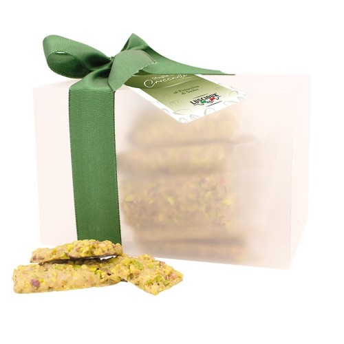 Luscioux Pistazien-Crunchy-Blätter 150 g in Elegance Box