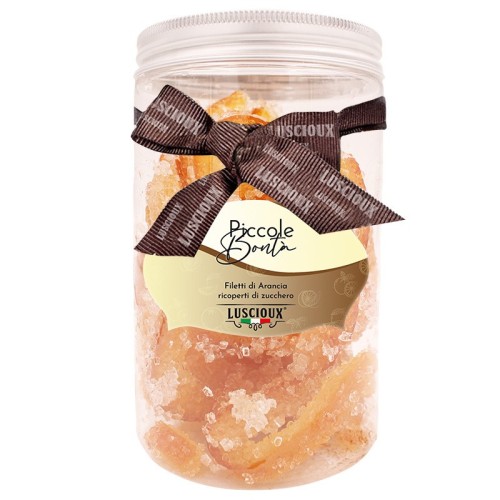 Luscioux Orangenfilets mit Zucker überzogen 200g