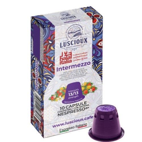 Luscioux Intermezzo Nespresso®* -yhteensopivat kahvikapselit