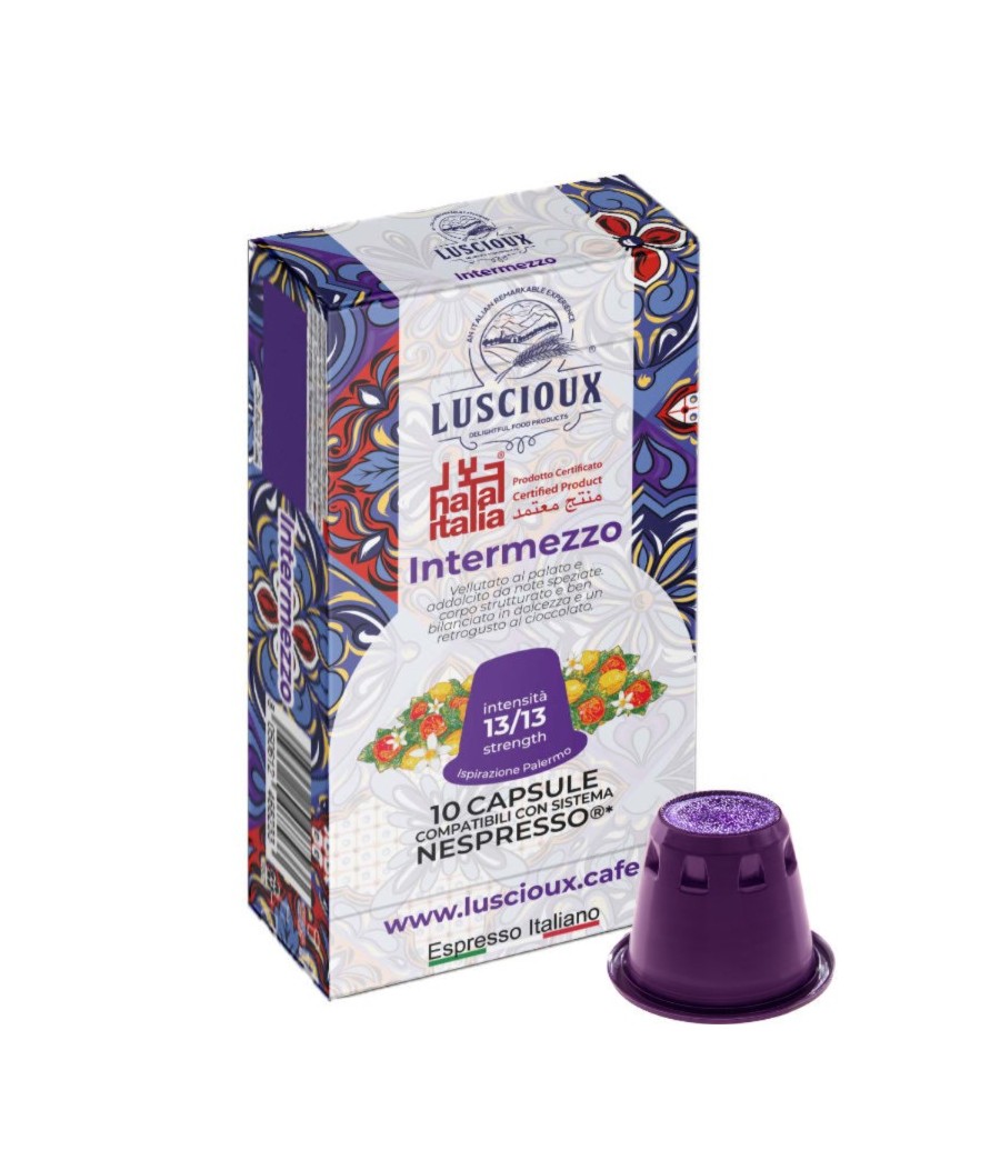 Coffee capsules compatible with Nespresso® * Luscioux Intermezzo