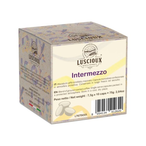 Luscioux Intermezzo Lavazza A Modo Mio®* Cápsulas Compatíveis | Cremoso com sabor forte