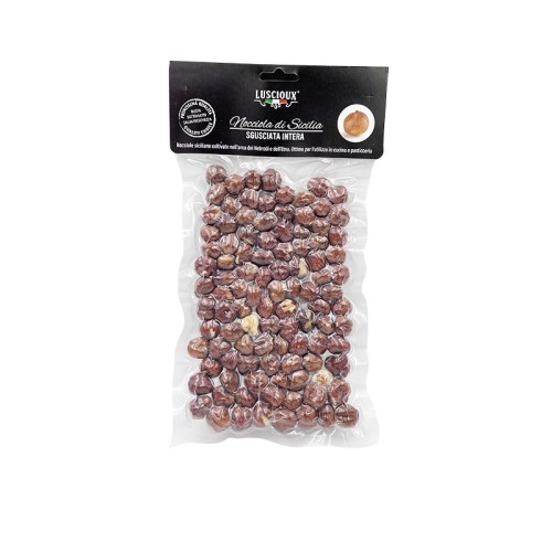 Luscioux Shelled hazelnut from Sicily Vacuum bag 150 g