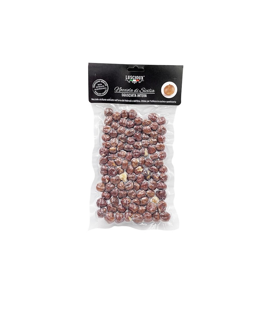 Luscioux Kuorittu hasselpähkinä Sisiliasta Tyhjiöpussi 150 g