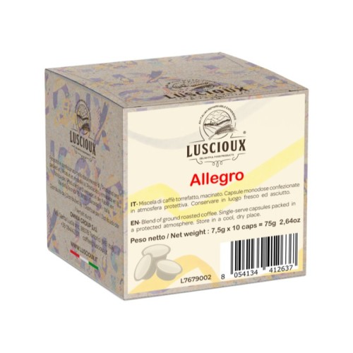 Luscioux Allegro Lavazza A Modo Mio®* Capsule Compatibili | Aroma intenso