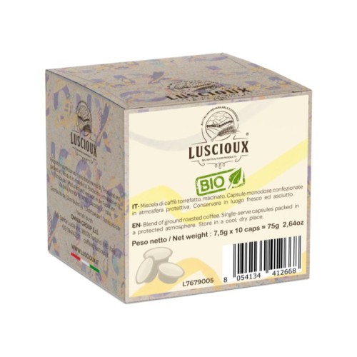 Capsule Compatibili Luscioux Bio Lavazza A Modo Mio®* | Caffè corposo con note fruttate