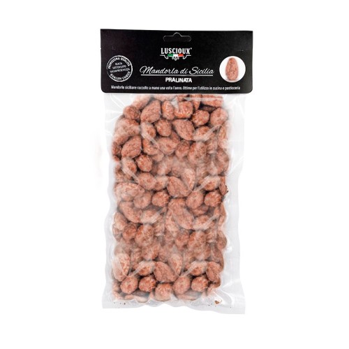 Almendras de Praliné Sicilianas enteras | Bolsa de vacío de 150 g