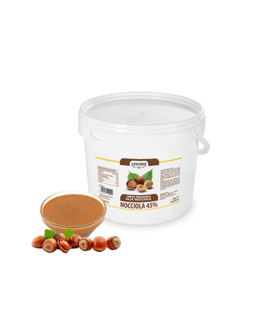 Hazelnut Anhydrous Cream 45% for Bucket Filling 3 Kg