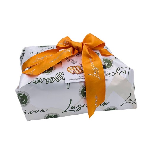Luscioux Handmade Colomba "Ciaculli" | Hand wrapping with 750 g bow